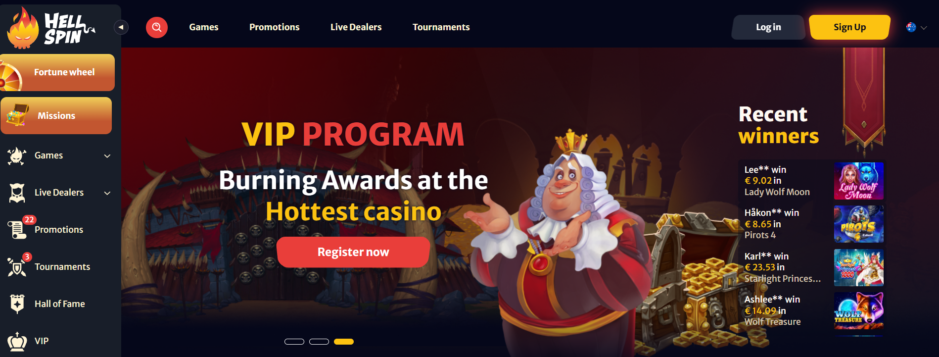 Casino Overview Image - HellSpin