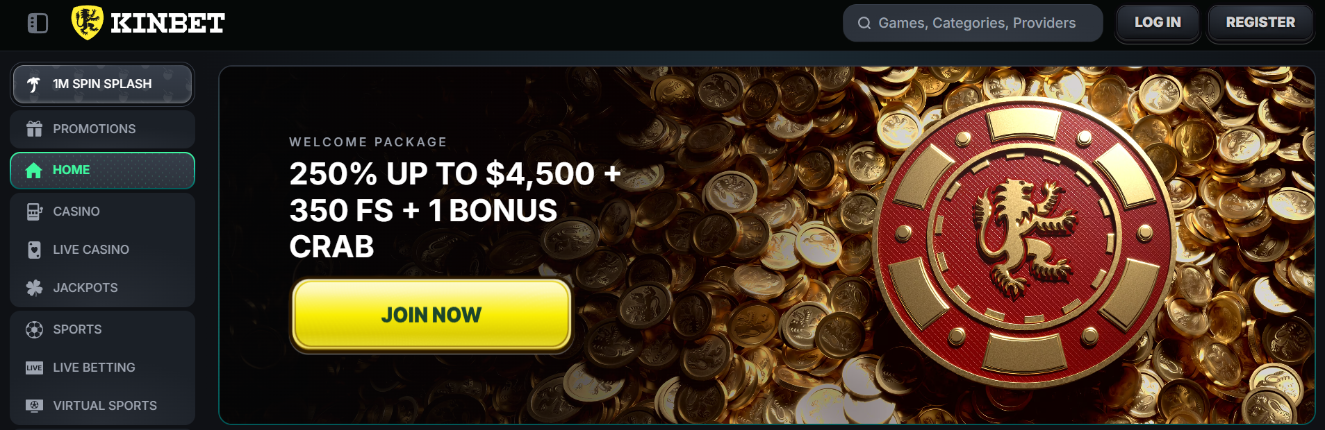 Casino Overview Image - Kinbet